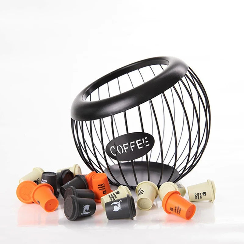 حامل كبسولات قهوة حديدي