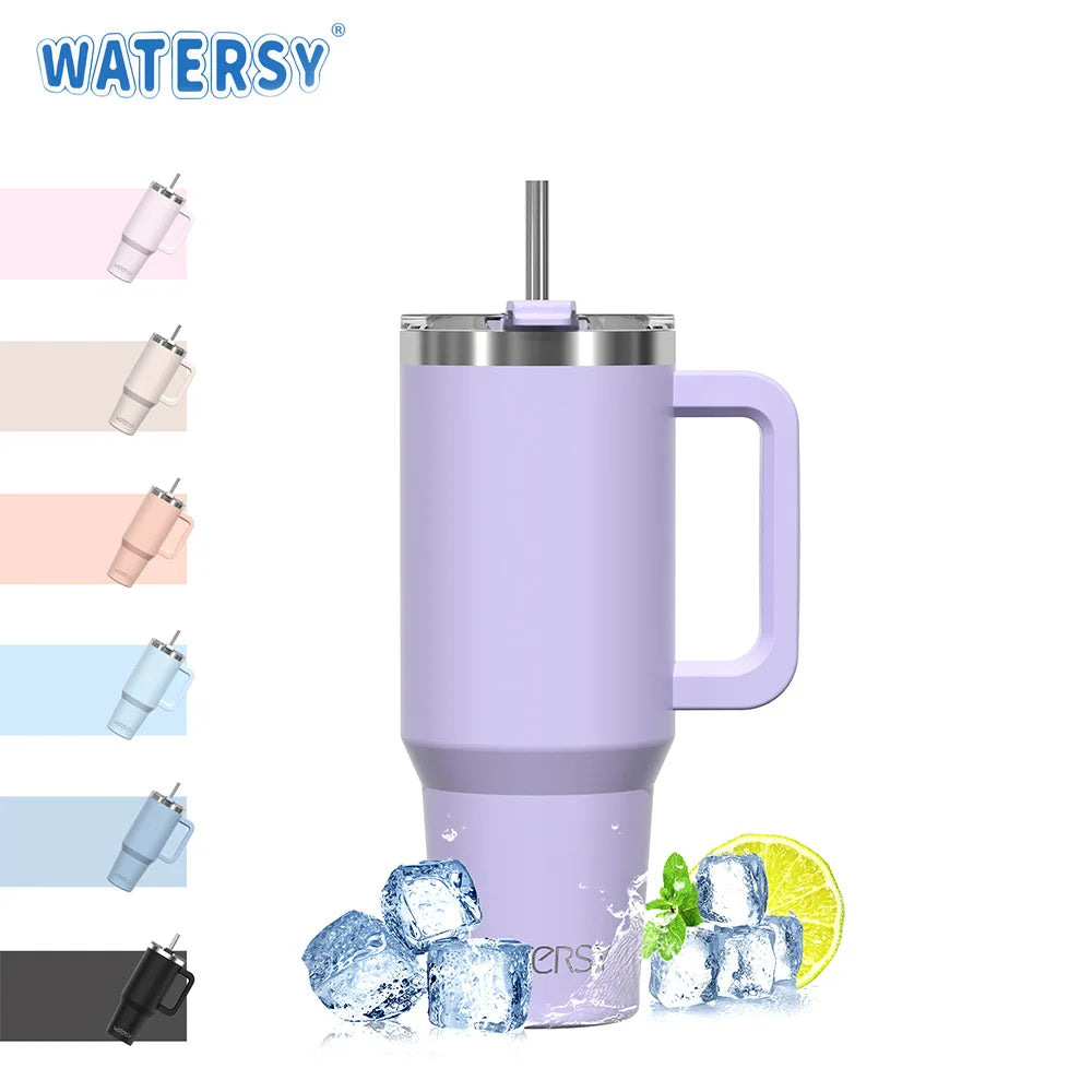 Insulated mug with handle