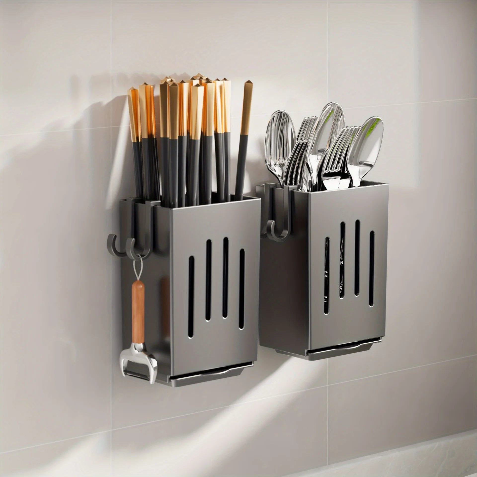 رف تجفيف متعدد الوظائف للأدوات