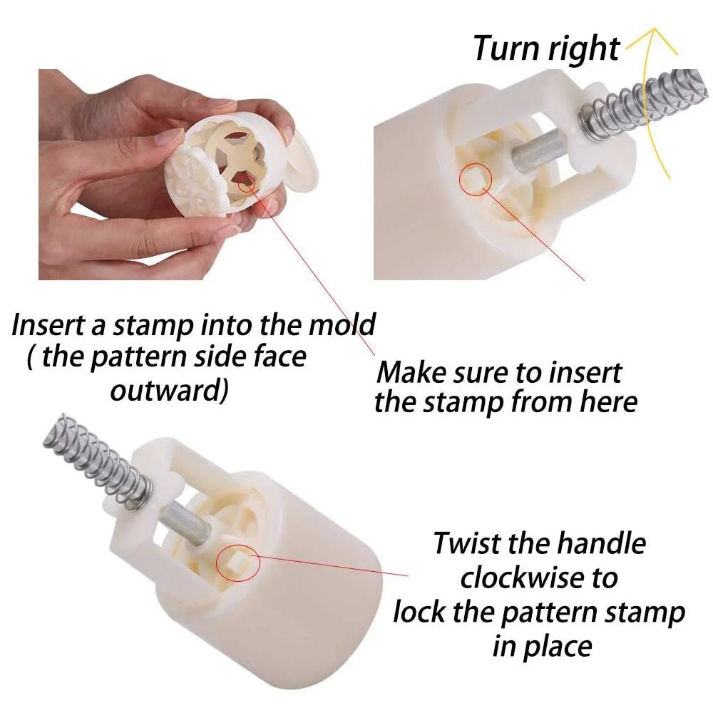 قالب كعك القمر على شكل زهرة