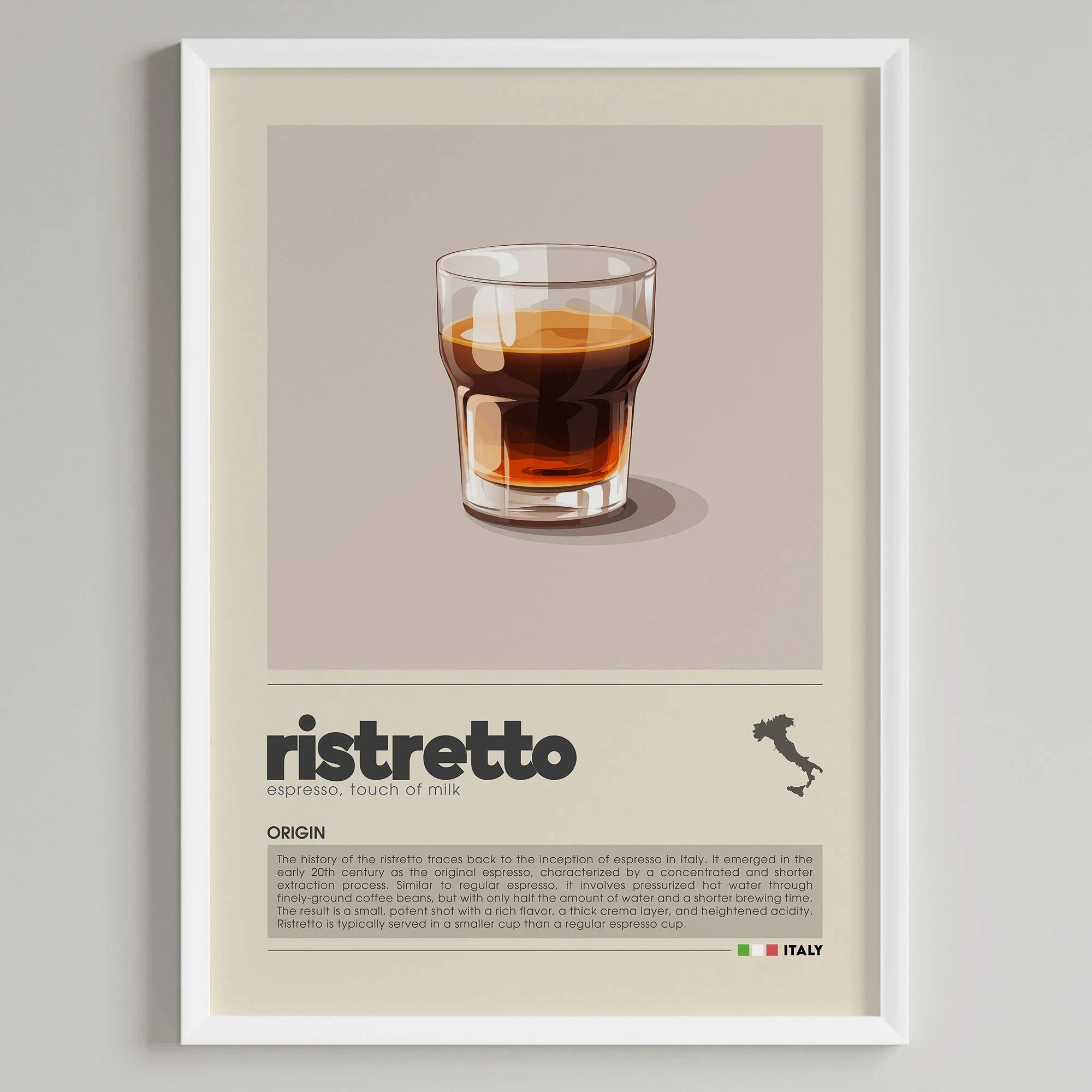 بوستر فني للقهوة