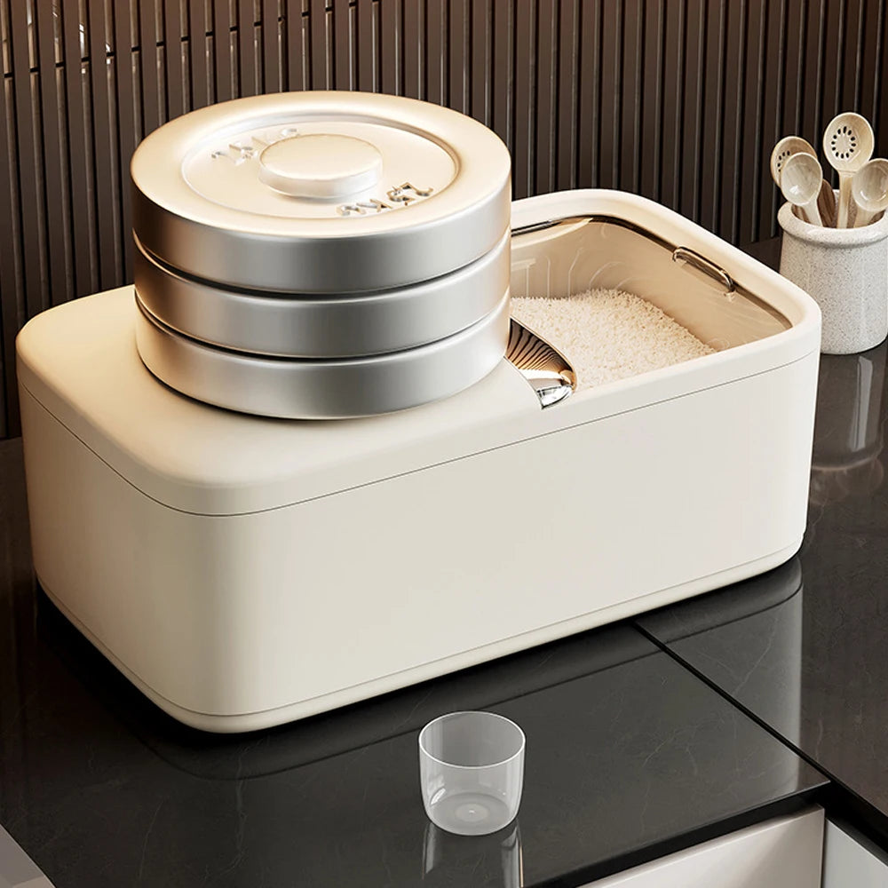 علبة تخزين الأرز