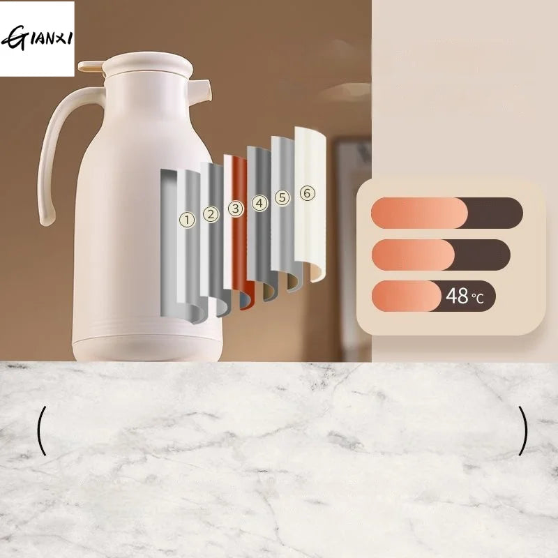 زجاجة حرارية بيضاء