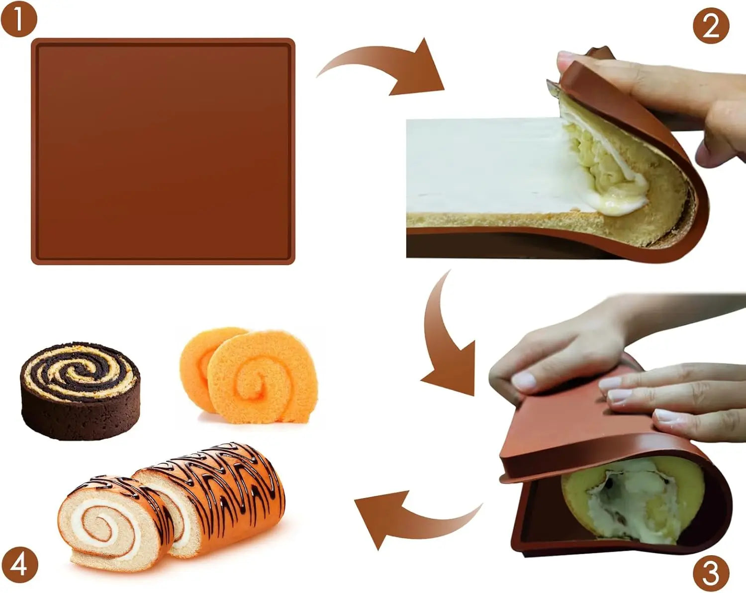 صينية خبز سيليكون كبيرة