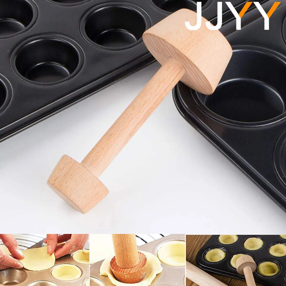 قالب تارت بيض خشبي