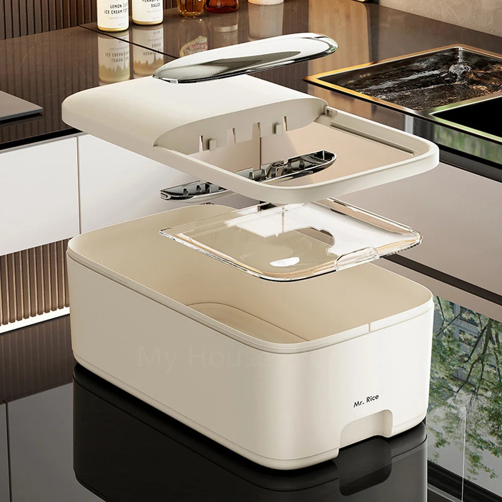 علبة تخزين الأرز