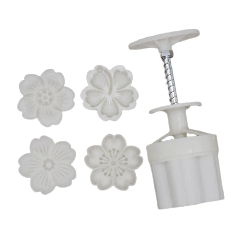 قالب كعك القمر على شكل زهرة